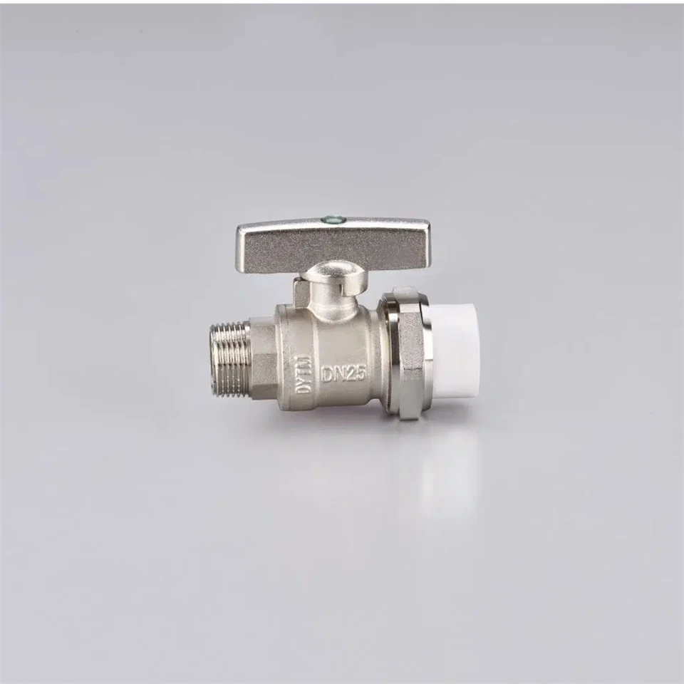 Butterfly Stem PPR Articulated Ball Valve factory